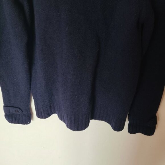 Fendi Blue Mens Coat Jacket Wool Blend XL - Picture 9 of 15